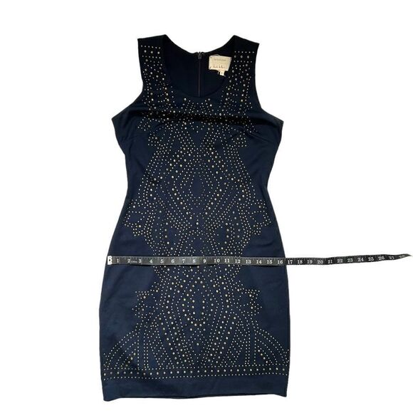 NICOLE MILLER Artelier Small Metal Stud Dress | Knee length sheath - Picture 11 of 13